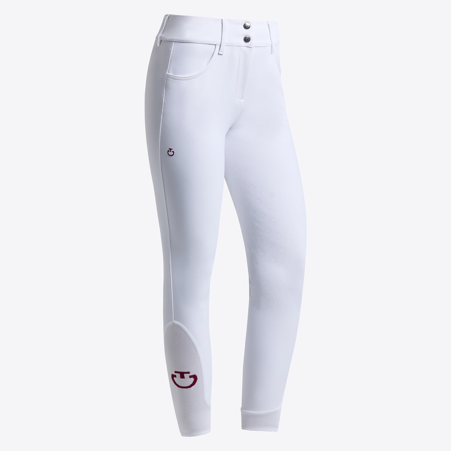 Бриджи Dressage White, полная силиконовая лея. Cavalleria Toscana
