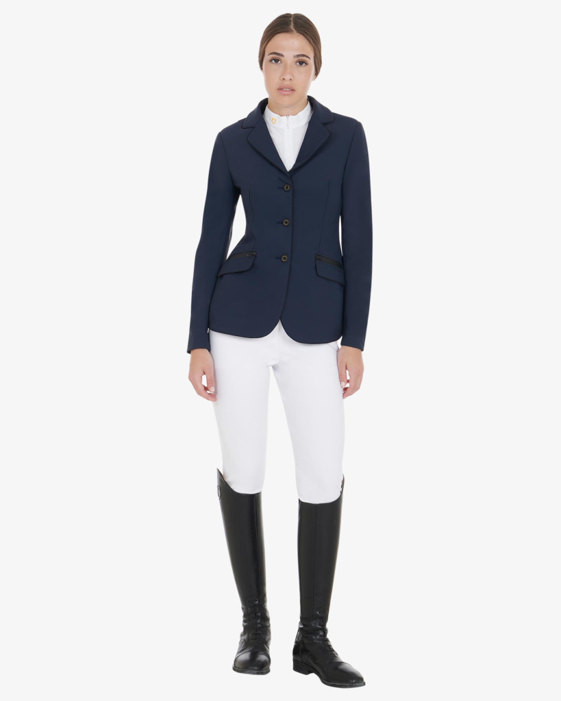 Редингот Regular Navy Blazer. Equestro 5