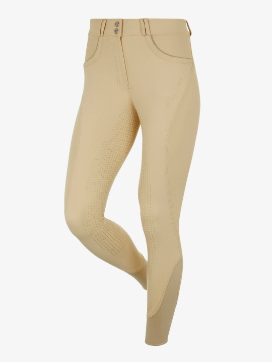 Бриджи Amara II Beige, полная силиконовая лея. LeMieux