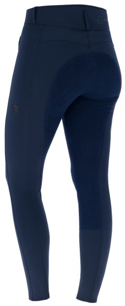 Бриджи Dark Navy, полная замшевая лея. Covalliero 3