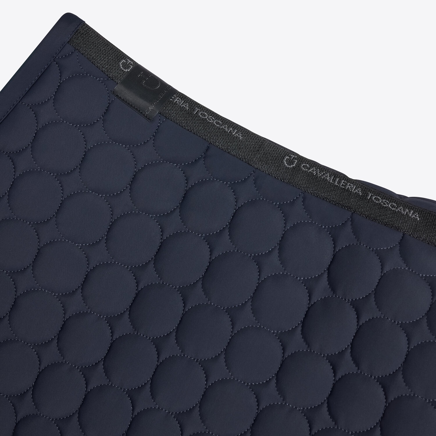 Вальтрап конкурный in Circular Quilted Jersey Navy. Cavalleria Toscana 2