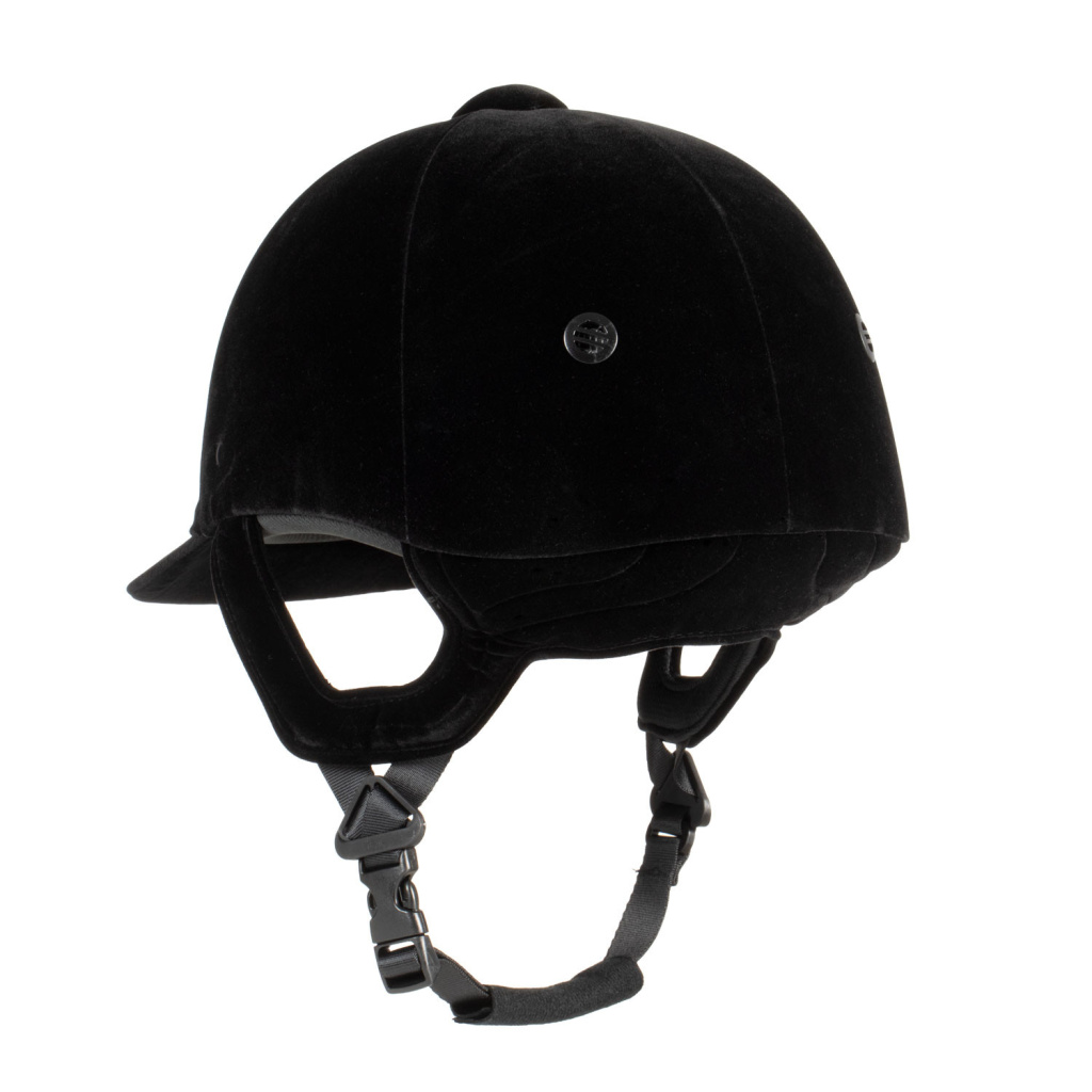 Шлем бархатный Pro-Tech Black. AMAHORSE 2