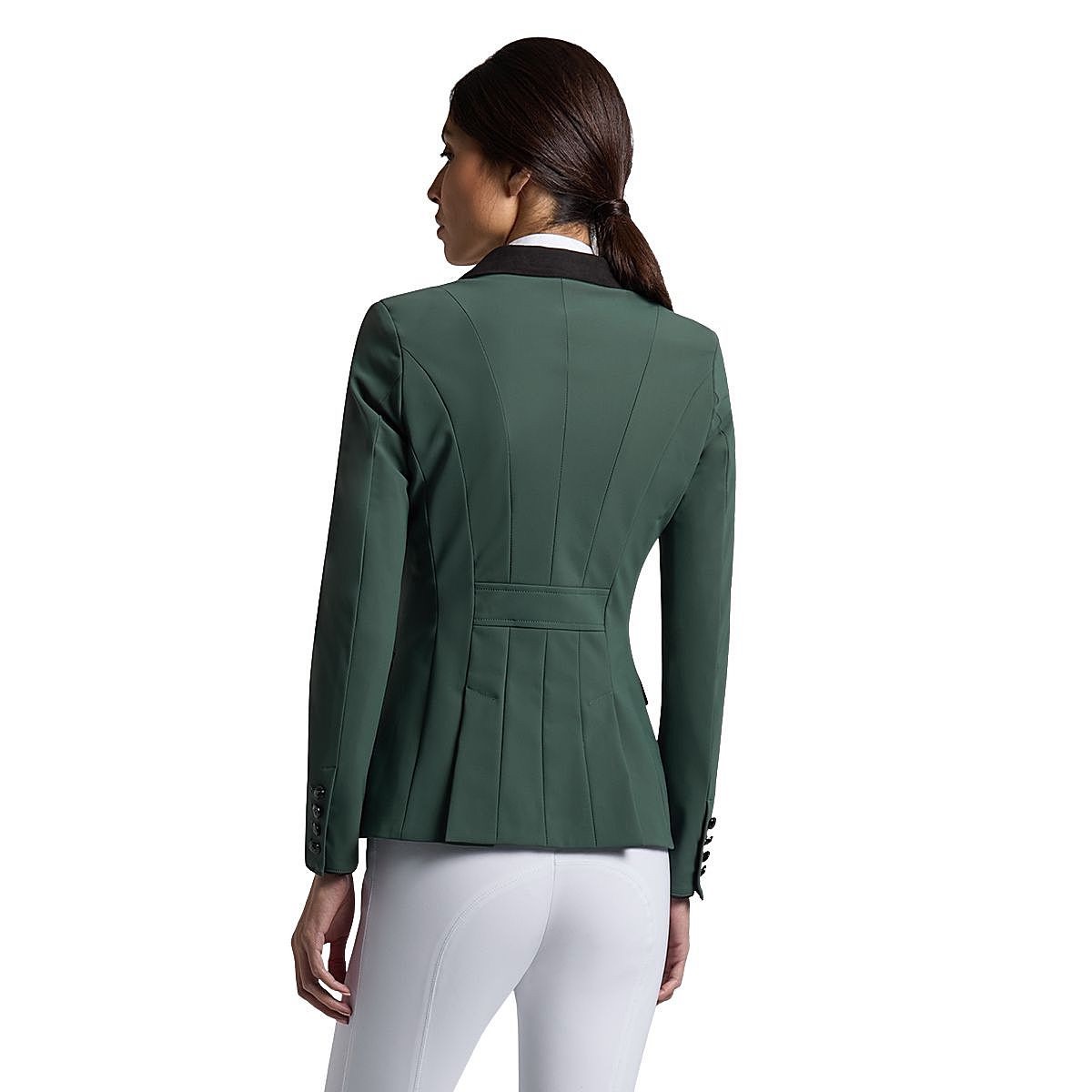 Редингот With Alcantara Collar and Buttons Jungle Green. Cavalleria Toscana 4