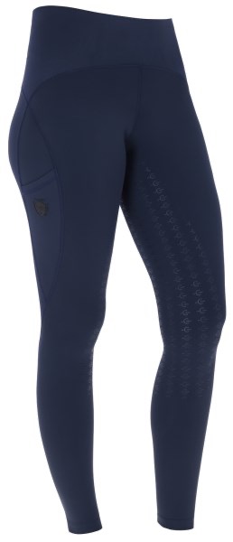 Бриджи леггинсы Dark Navy, полная силиконовая лея. Covalliero 2