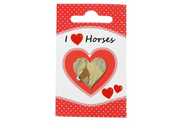 Значок I love Horses. Happy Ross 2