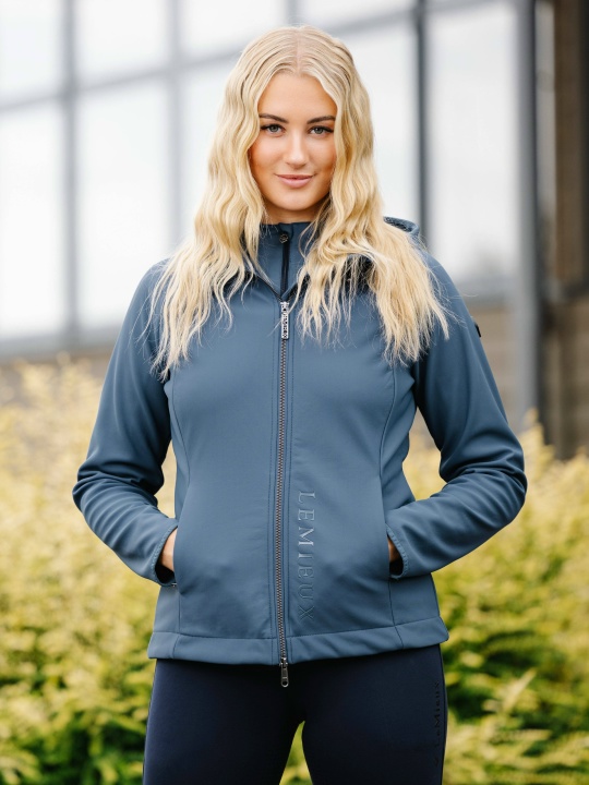 Куртка Charlotte Soft Shell Atlantic, женская, с капюшоном. LeMieux 5