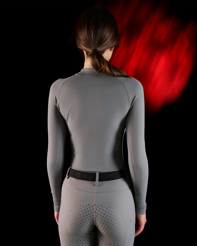 Лонгслив Ridertechnology Grey. Equestro 2