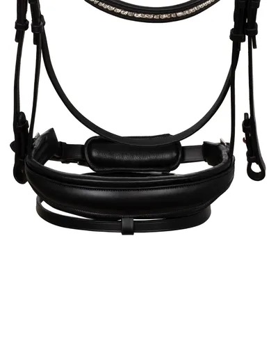 Уздечка трензельная Creazione Black/Black. Acavallo 6