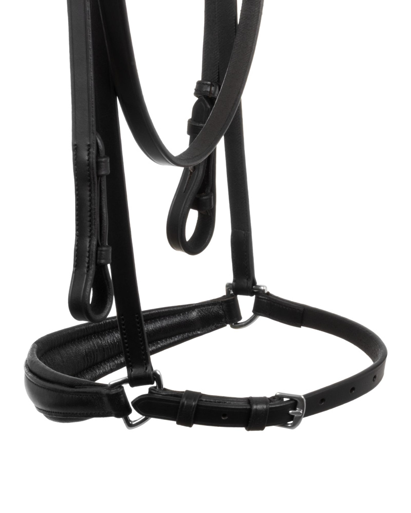 Уздечка трензельная с чешским капсюлем Venere Black. Acavallo 7
