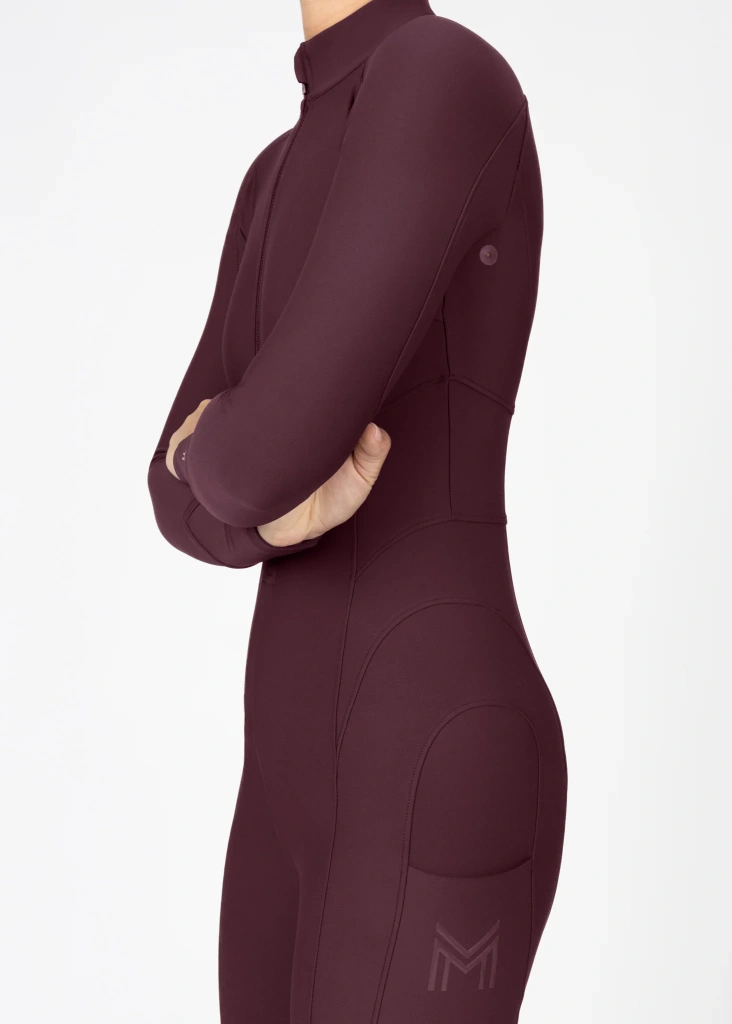 Комбинезон Femme Burgundy, полная силиконовая лея. Maximilian 7