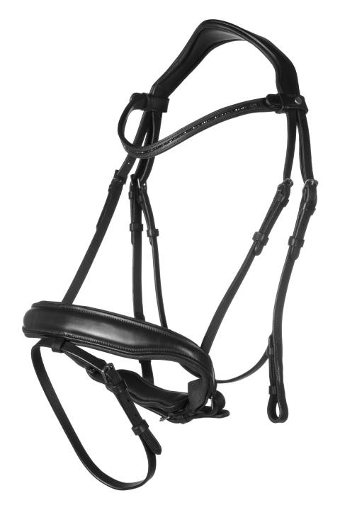 Уздечка трензельная Ira Black. HKM