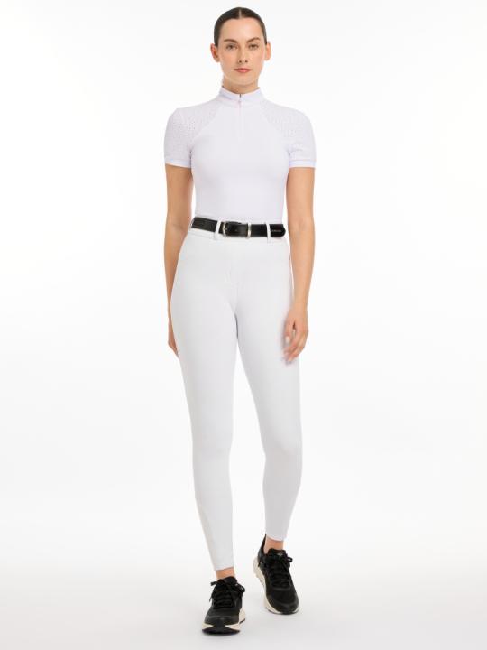 Бриджи леггинсы Demi 2 White, полная силиконовая лея. LeMieux