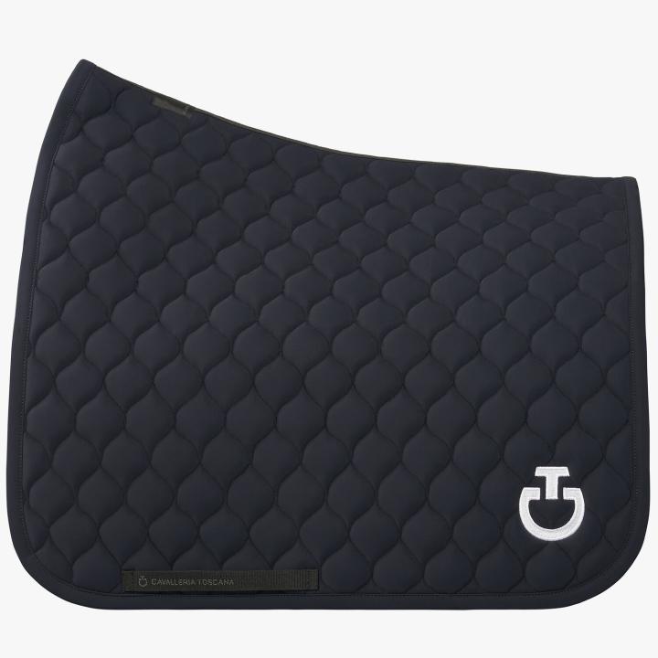 Вальтрап выездковый With Circular Quilting Dark Blue. Cavalleria Toscana