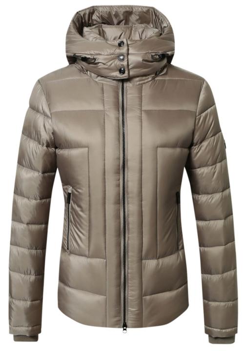 Куртка зимняя с капюшоном Taupe 2025. Covalliero