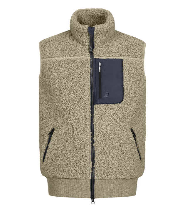 Жилет детский Alma Teddy Fleece Beige Grey. E.L.T