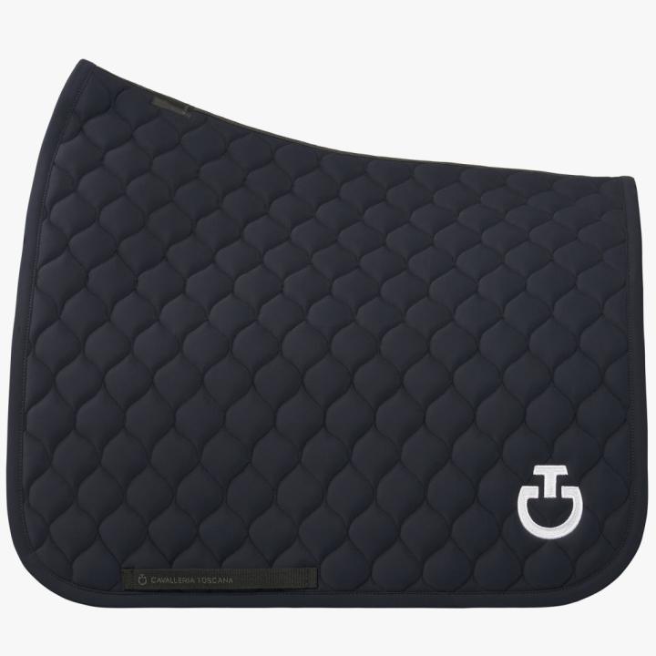 Вальтрап выездковый With Circular Quilting Dark Blue. Cavalleria Toscana