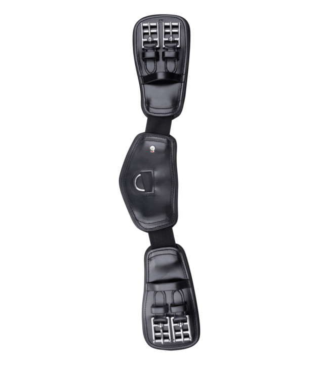Подпруга выездковая Elasticated Black, кожа. Waldhausen