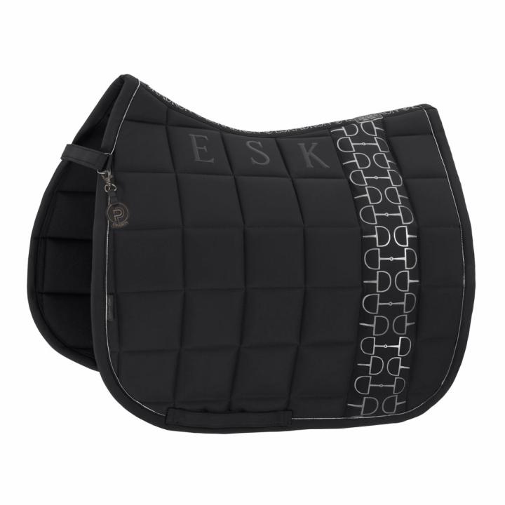 Вальтрап выездковый Big Square Softshell Black Platinum 25. Eskadron