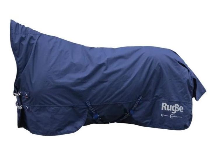 Попона дождевая RugBe Dark Navy, с высокой холкой. Covalliero