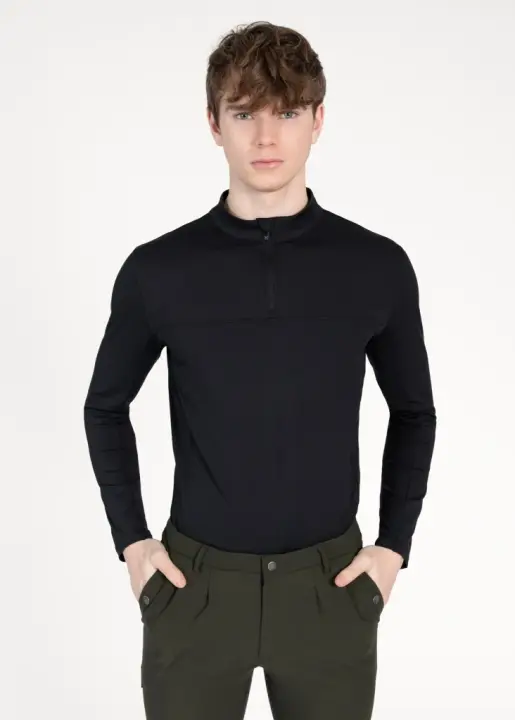 Лонгслив мужской Kent Black. Maximilian