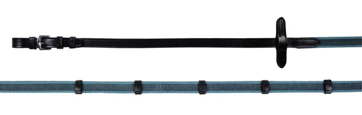 Повод прорезиненный Colour Blue, тонкий. HKM