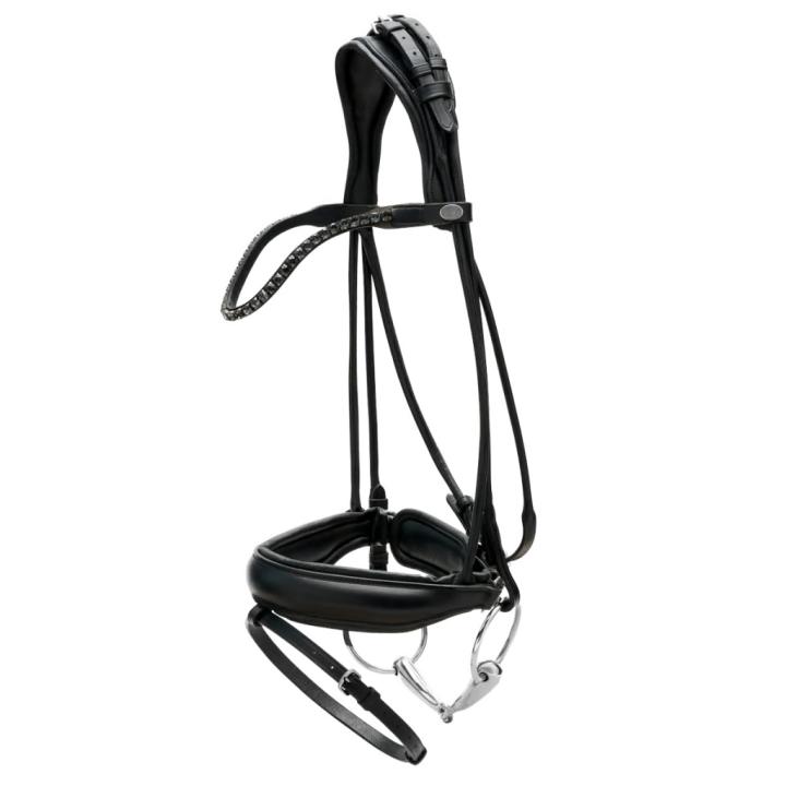 Уздечка трензельная ComfoHead WO Black. Dy'on