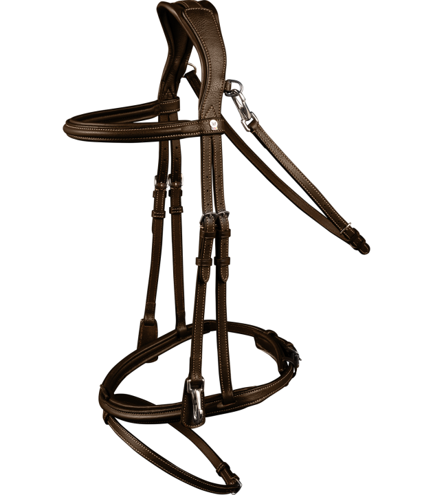 Уздечка трензельная Work X-Line Brown. Waldhausen