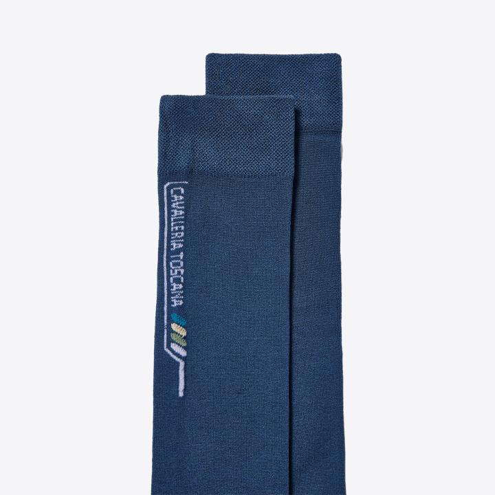 Гольфы Performance With Logo Ocean Blue. Cavalleria Toscana
