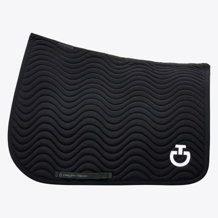 Вальтрап конкурный Wave-Quilted Black. Cavalleria Toscana