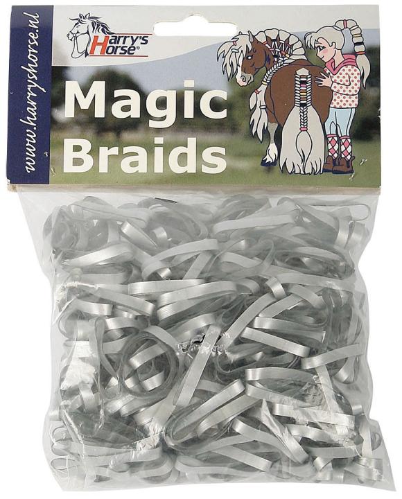 Резинки для гривы силиконовые Magic braids, 500 шт. Harry's Horse