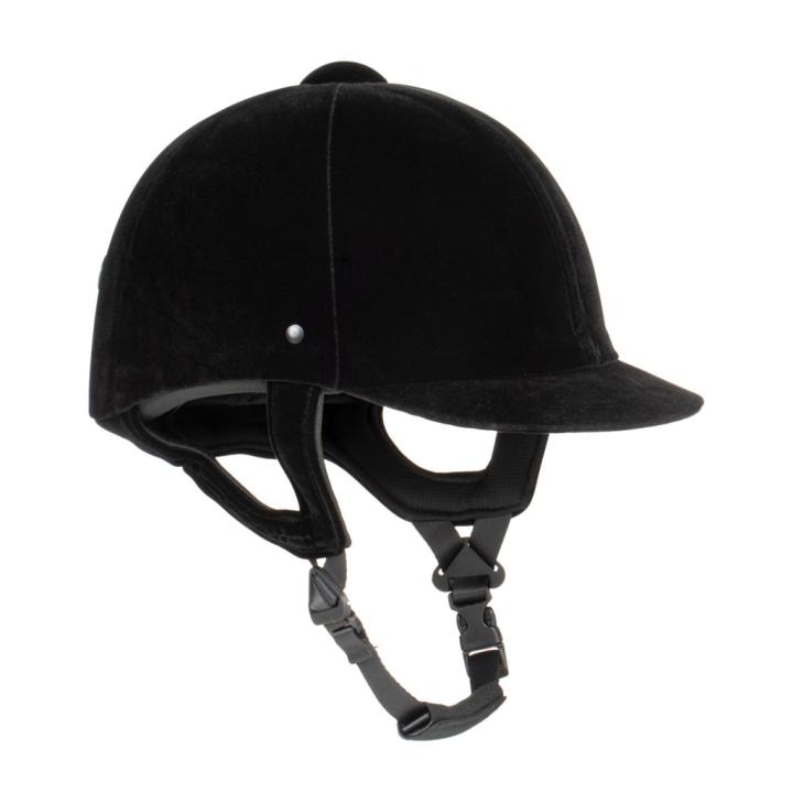 Шлем бархатный Pro-Tech Black. AMAHORSE