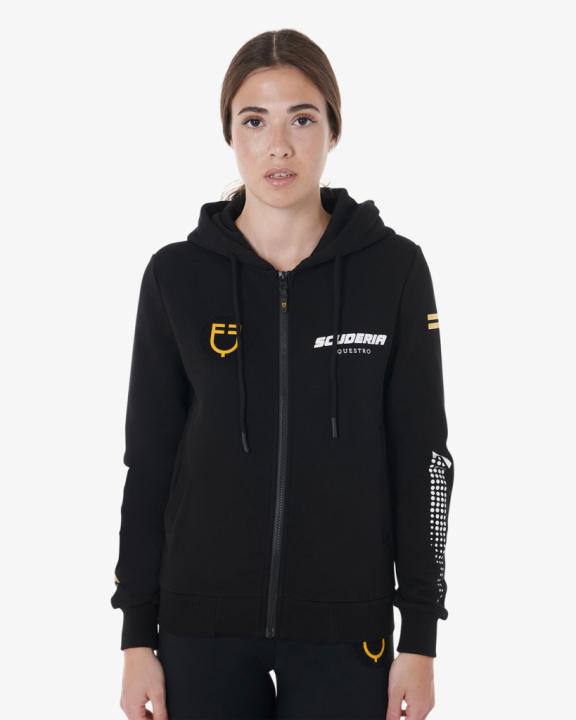 Толстовка с капюшоном Scuderia Black. Equestro