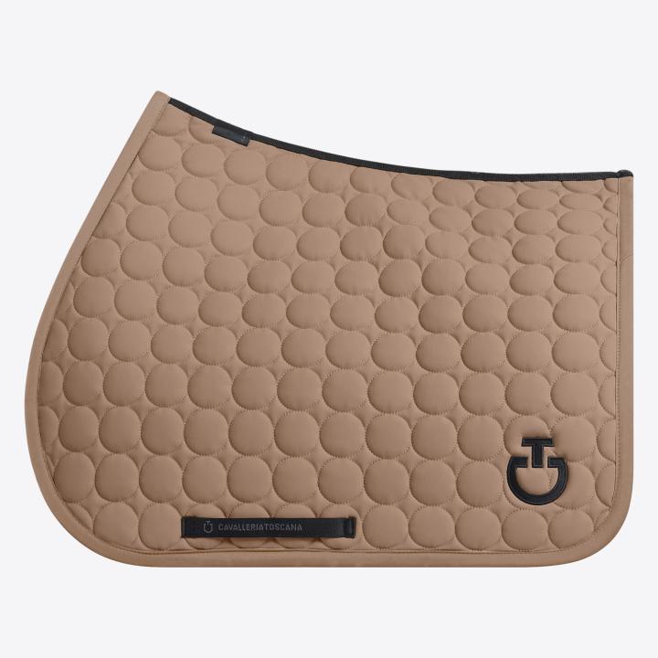 Вальтрап конкурный in Circular Quilted Jersey Walnut. Cavalleria Toscana