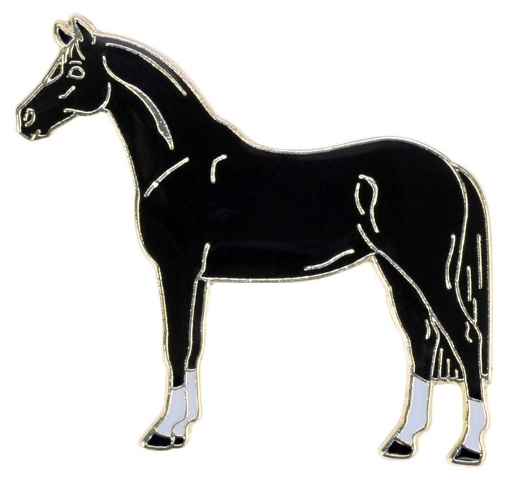 Значок Horse Black. Happy Ross