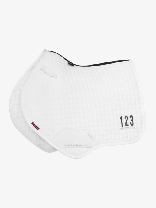 Вальтрап конкурный Cotton CС Competition Square White, с номерами. LeMieux