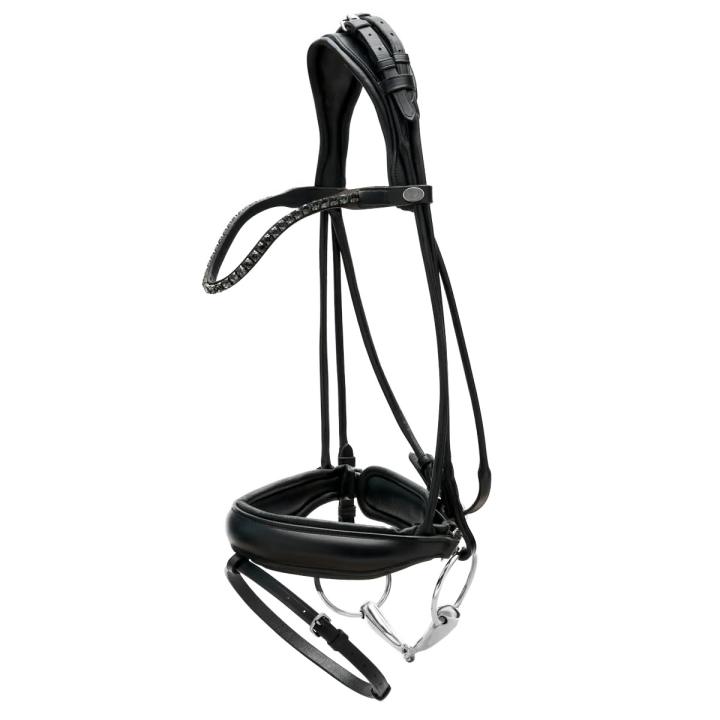 Уздечка трензельная ComfoHead WO Black. Dy'on