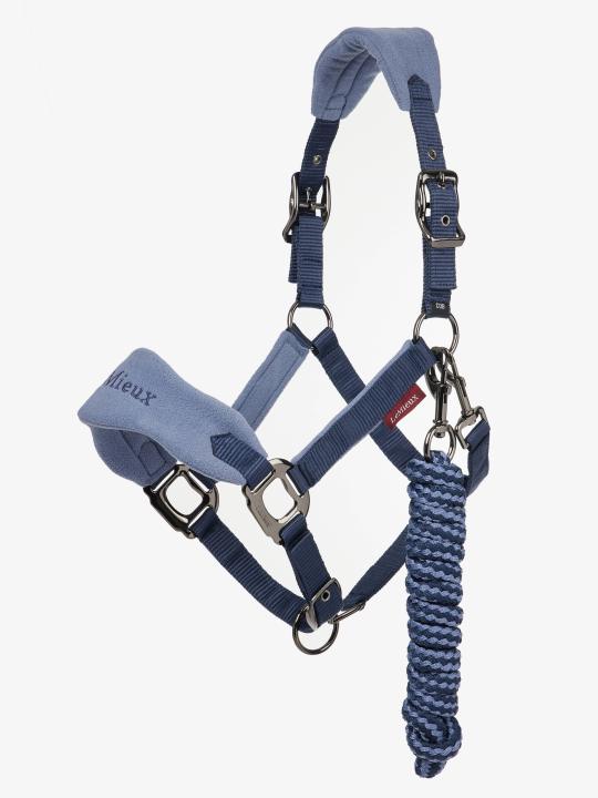 Недоуздок с чомбуром Vogue Indigo. LeMieux