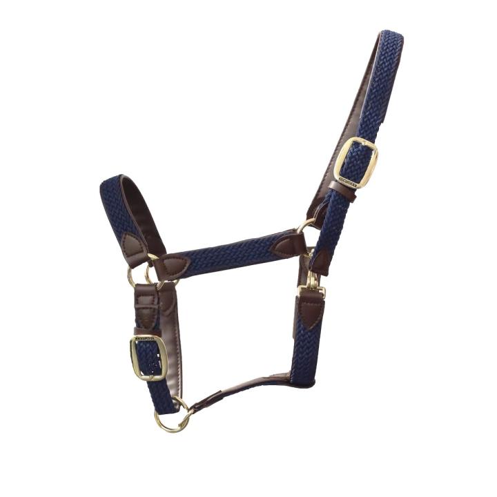 Недоуздок Nylon Navy, комбинированный. Kentucky