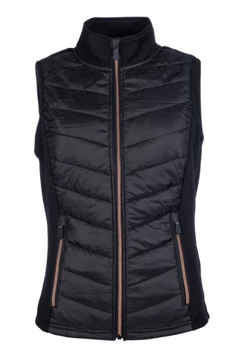 Жилет комбинированный Basel Black/Rose-Gold. HKM