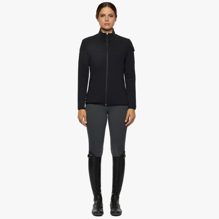 Куртка комбинированная Tech Knit Black. Cavalleria Toscana