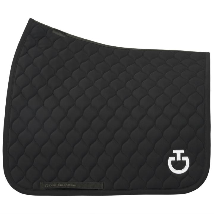 Вальтрап выездковый With Circular Quilting Black. Cavalleria Toscana