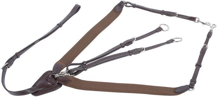 Мартингал с эластичной вставкой Brown. Harry's Horse