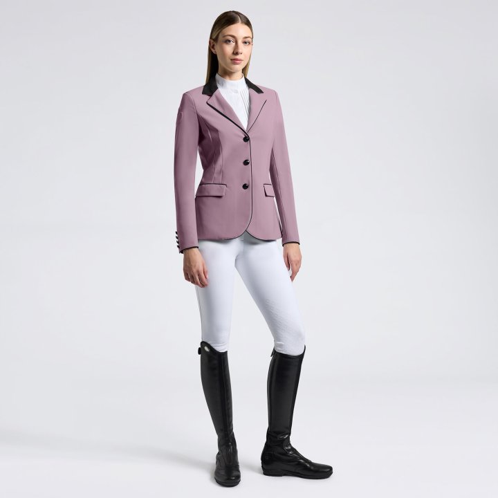 Редингот With Alcantara Collar and Buttons Grape Shake. Cavalleria Toscana