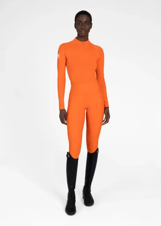 Бриджи леггинсы Outline Tangerine, полная силиконовая лея. Maximilian