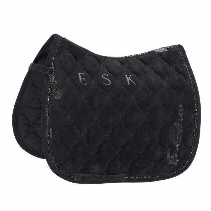 Вальтрап выездковый Velours Crystal Black Platinum 25. Eskadron