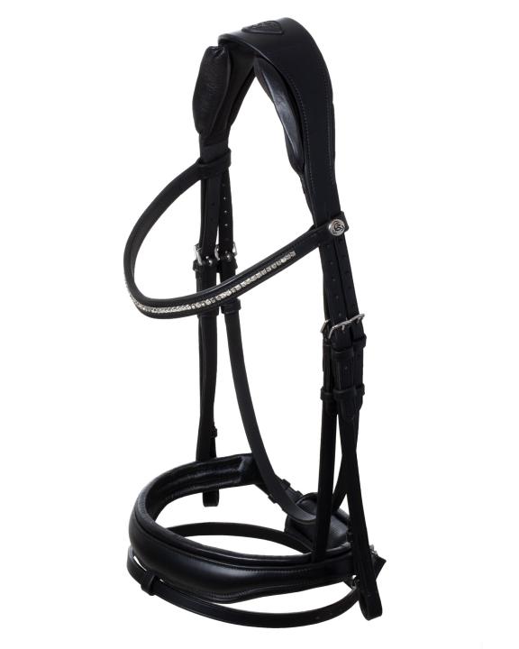 Уздечка трензельная Creazione Black/Black. Acavallo