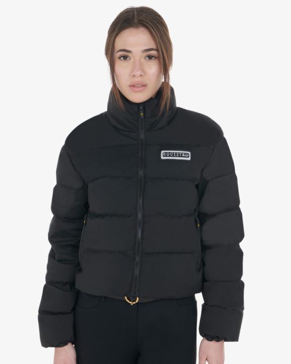 Куртка зимняя Cropped Black. Equestro