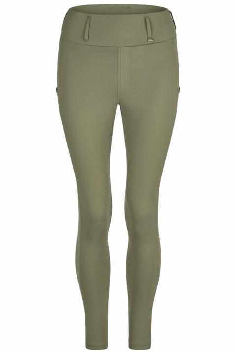 Бриджи леггинсы Flex Dusty Olive Sports 25, полная силиконовая лея. Eskadron