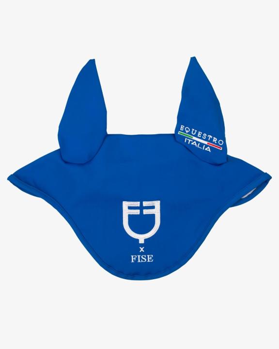Ушки In Stretch Material Azzurro Savoia. Equestro