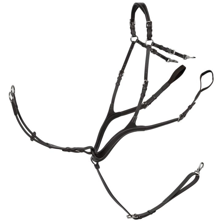 Подперсье с мартингалом Deluxe Black. Harry's Horse
